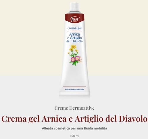 Crema gel arnica - arnica, artiglio