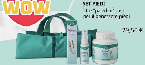 Just set piedi pedisal 250g - just,