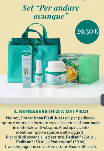 Just set piedi pedisal 250g - piedi,